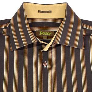Roar Short Sleeve Shirt - Mens Size Large - Button-up
